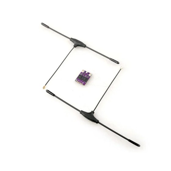 HOT HappyModel ES900 DUAL RX ELRS Diversity Receiver 915MHz/868MHz Built-in TCXO RC Airplane FPV Racing Long Range Drones